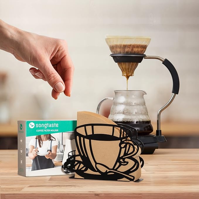 1 PCS Coffee Filter Holder, Coffee Paper Storage Rack Coffee Filter Paper - Image 2