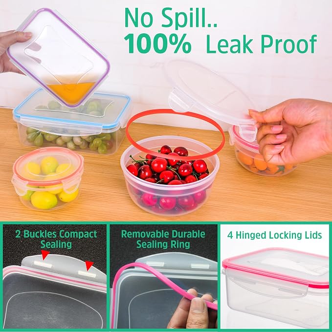 RockBerry 46 PCS Food Storage Containers - Image 5