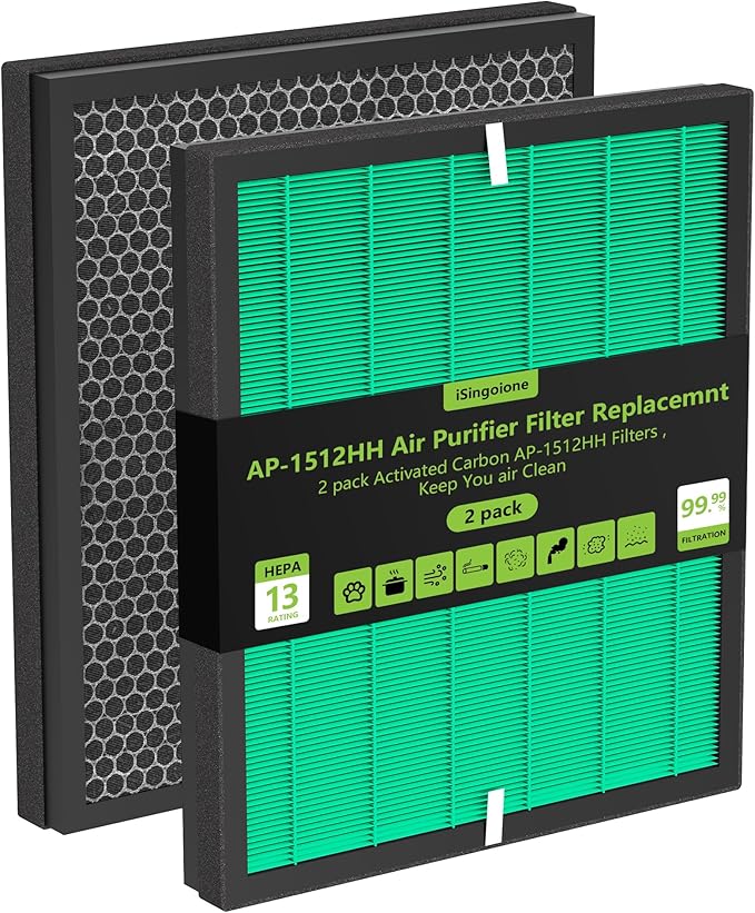 Airmega AP-1512HH Pets Air Purifier Replacement Filter Compatible by AirFilter
