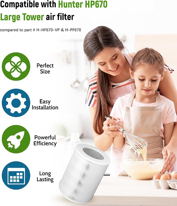 True HEPA Replacement Filter Compatible - Image 2