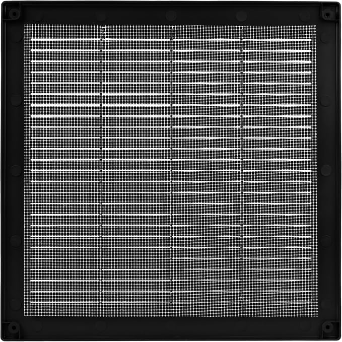 Vent Systems 12'' x 12'' Inch Black Soffit Vent Cover - Image 6