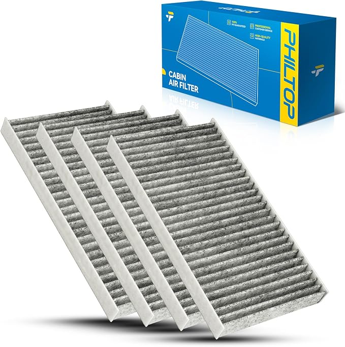 PHILTOP Cabin Air Filter w/Activated Carbon, Compatible by PHILTOP