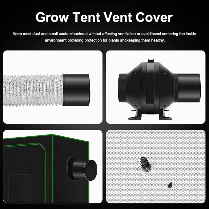 MELONFARM 6 inch Air Carbon Filter Smelliness Control - Image 6