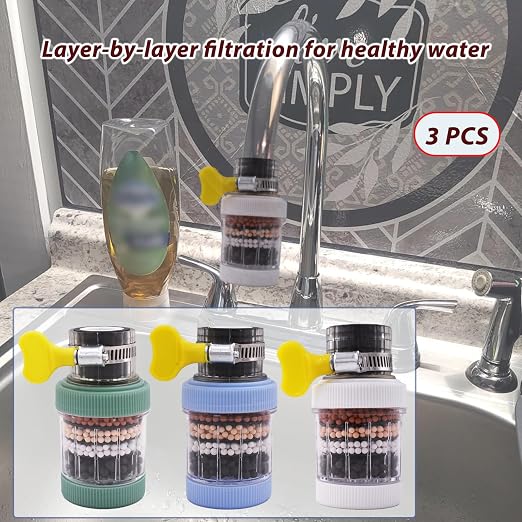 3 Pack Faucet Mount Filters, Faucet Water Filter - Image 6
