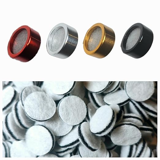 Reuseable Metal Ring with Replacement Filters, Activated Carbon Filter by Unknown