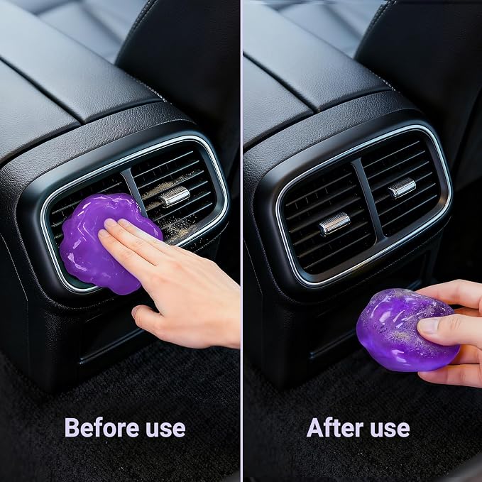 Car Cleaning Gel Reusable 2Pack - Image 5