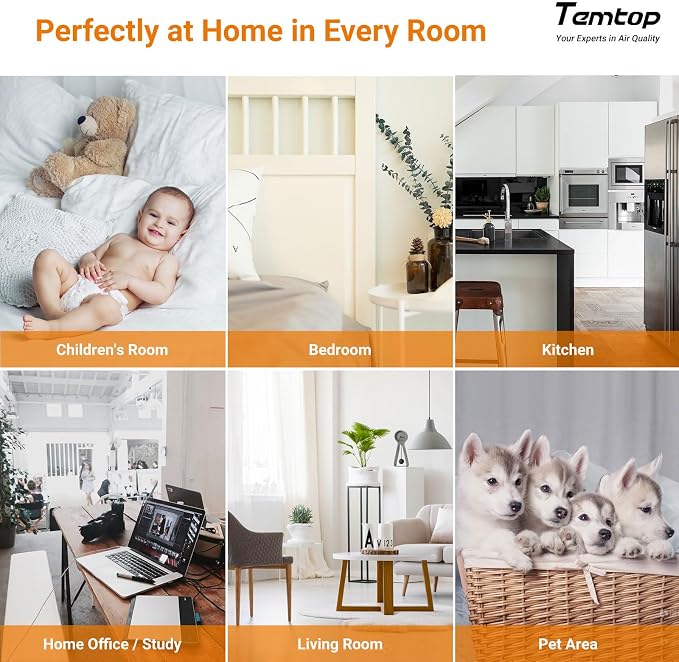 Temtop P1 Air Quality Monitor, PM2.5/PM10/Temperature/Humidity Sensor - Image 7