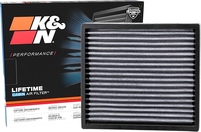 K&N LIFETIME Cabin Air Filter: Premium, Clean Air by KNEngineeringInc