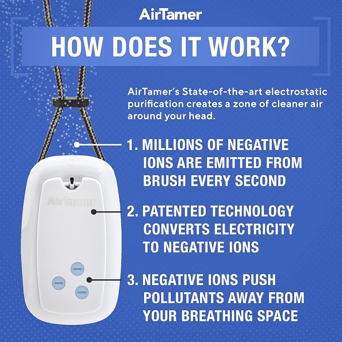 AirTamer Advanced Personal Air Purifier Replacement Negative Ion Emitter Covers - Image 6