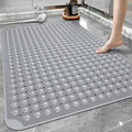 Yolife Extra Large Shower Mat, 34.3" L x 23.3" W TPE Anti Slip Stand Up Shower Mat with Drain Holes and Suction Cups, Large Size Mat More Suitable for Shower Stall, No Odor, Heavy Mat