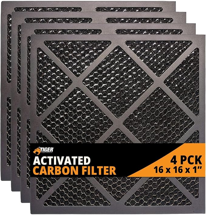 Tiger Tough HEPA 500 Activated Carbon Filter 16x16x1 – Replacement Air Purifier by TIGERTOUGHPRODUCTS