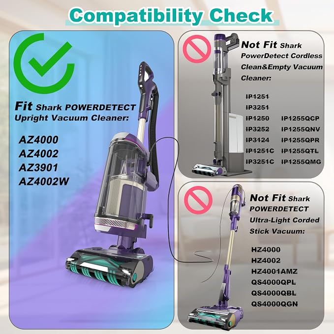 AZ4000 AZ4002 AZ3901 Soft Brush Roller Replacement Parts Compatible - Image 3