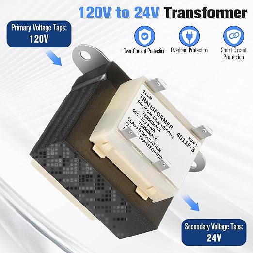 120V to 24V Transformer Secondary 24V, 0130M00138S 40VA Transformer Compatible - Image 2