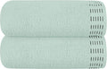Cotton 2 Pack Oversized Bath Towel Set 28x55 inches, Large Bath Towels, Ultra Absorbant Compact Quickdry & Lightweight Towel, Ideal for Gym Travel Camp Pool - Sea Green