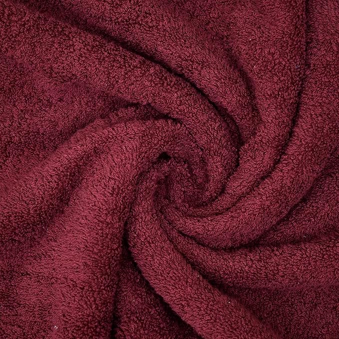 DAN RIVER Pack of 1 Bath Sheet 40x80 Inches, Jumbo Bath Towels, Soft and Absorbent Extra Large Towels - Pomegranate