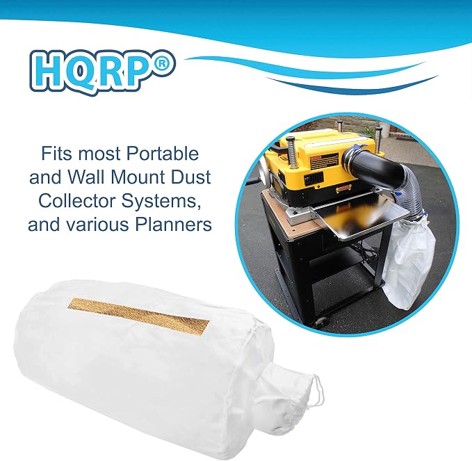 HQRP Cloth Dust Bag 15 Micron Replacement Dust Collector Bag Compatible - Image 4