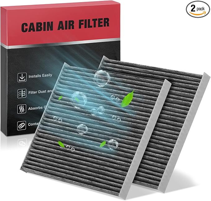 BDFHYK Cabin Air Filters with Activated Carbon Compatible with Chevy Equinox by BDFHYK
