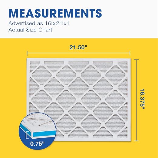 Aerostar 16.375x21.5x1 MERV 11 Air Filter, ACTUAL SIZE, Air Conditioning & - Image 5