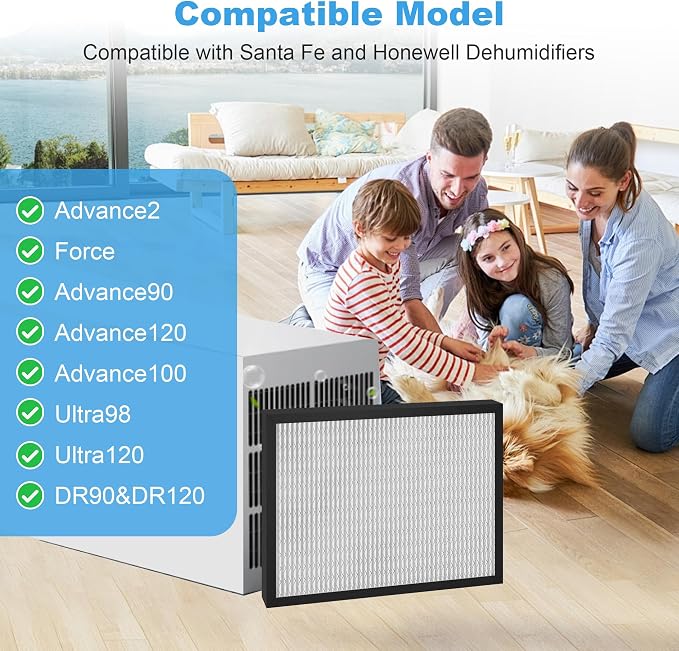 4 Packs 14 x 17.5 x1.75 MERV 13 Replacement Dehumidifier Filter - Image 2