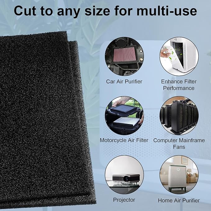 Air Filter Foam Sheet Material, Reusable Air Filter - Image 2