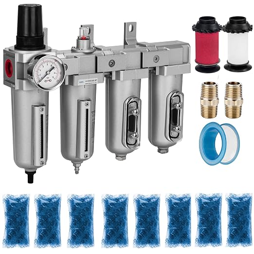 NANPU 1/2" NPT Industrial Grade 4 Stage Air Drying System by NANPU