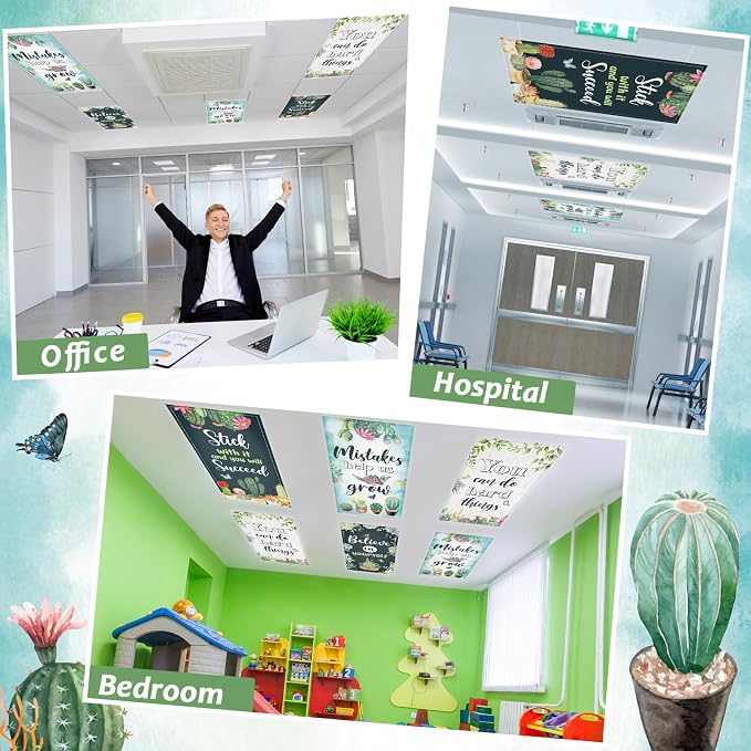 8 Pcs Fluorescent Light Covers - Image 5