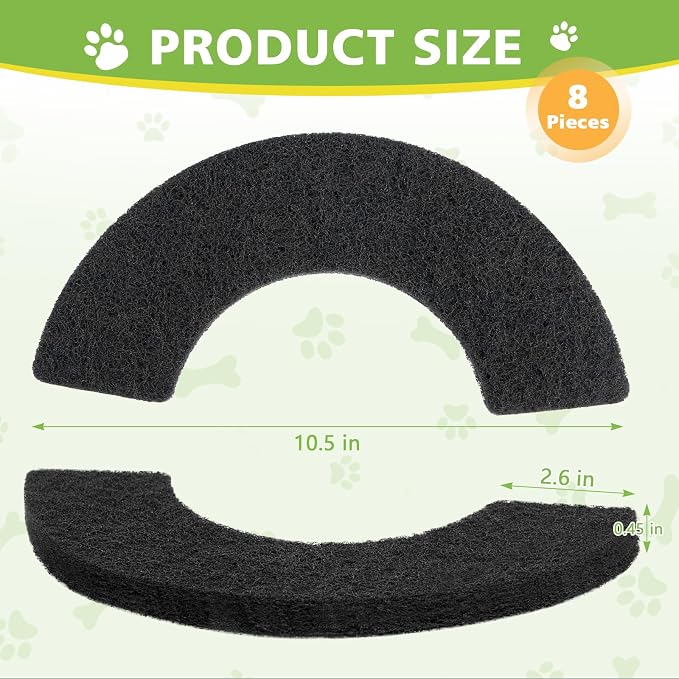 8 Pack Thickened 0.45” Carbon Filters Compatible - Image 2