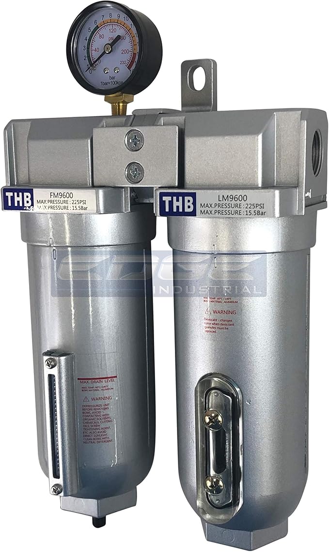 2 STAGE INDUSTRIAL GRADE IN-LINE COALESCING FILTER & DESICCANT AIR DRYER - Image 2