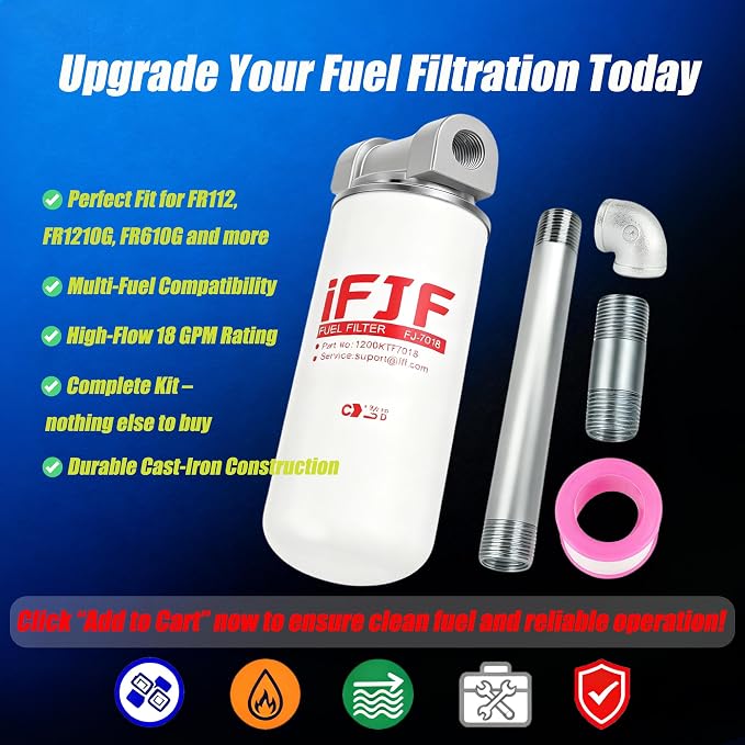 iFJF 1200KTF7018 Fuel Filter Spin-on Particulate Replacement - Image 9