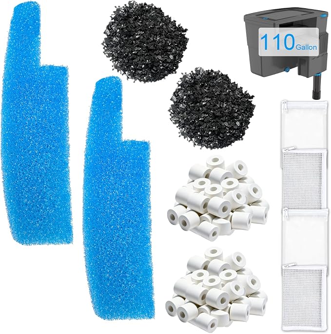 10-Piece Filter Media Maintenance Kit Compatible by Aolleteau