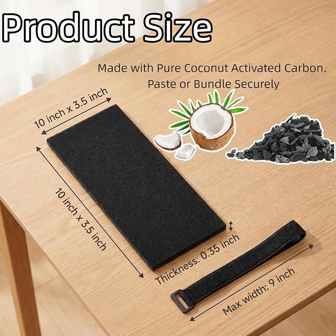 Ceiling Fan Filters for Blades 10 Pack Fan Blade Air Purifier Pads - Image 3