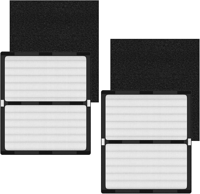 Replacement Filter D for Idylis IAF-H-100D, IAP-10-280 Air Puri-Fier, 2 True by ADDUBEAU