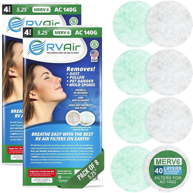 AC Filter - Air Conditioner Replacement Filters - RV Air Cleaner - Camper by RVAair