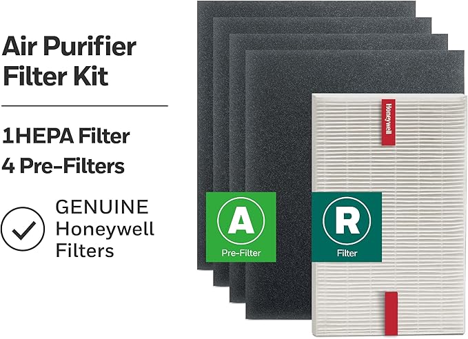 Honeywell HEPA Air Purifier Filter Kit – Includes 1 HEPA R Replacement Filter - Image 2