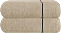 MyOwn Cotton 2 Pack Oversized Bath Towel Set 28x55 inches, Large Bath Towels, Ultra Absorbant Compact Quickdry & Lightweight Towel, Ideal for Gym Travel Camp Pool - Tan
