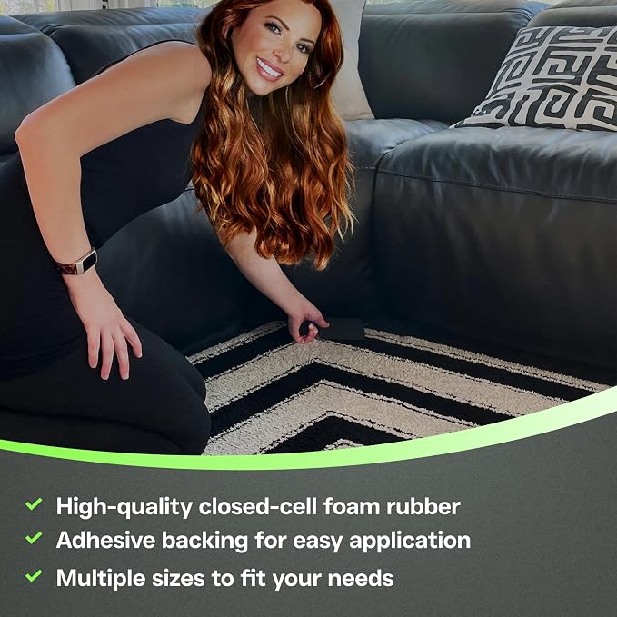 XCEL 4-Pack 4" x 4" x 3/4" Multi-Purpose Anti-Vibration Pads – Protection - Image 3