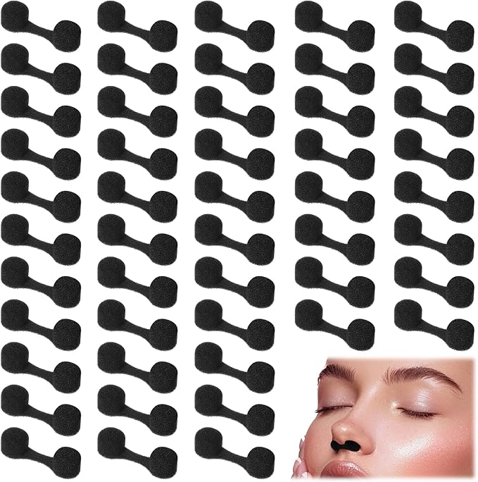 50Pcs Nose Plug Filter, Disposable Nose Filter Sponge Dust Filters - Image 2