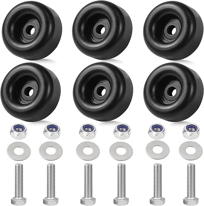 6-Pack Extreme Heavy Duty Rubber Foot Pads, 2.5 Inches Vibration Dampeners by YUEARN%C2%AE