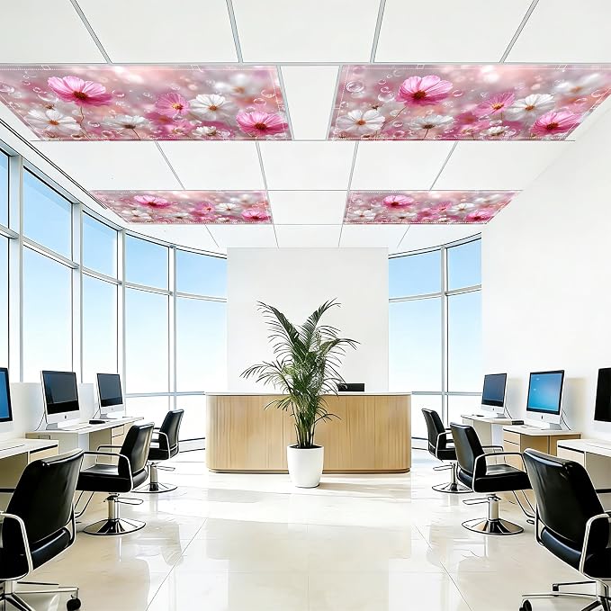 4 Pack 2x4 FT Magnetic Fluorescent Light Covers, Ceiling Light Filters - Image 6