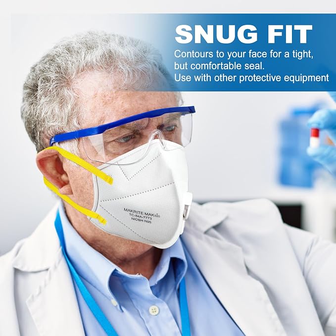 LotFancy N95 Mask for Adults, NIOSH Particulate Respirator, N95 Face Mask for - Image 5
