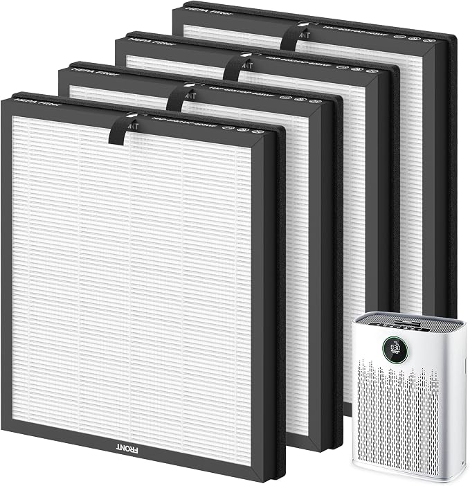 4 Pack HAP603 Replacement Filter Compatible by FCFMY