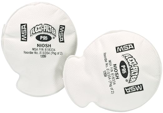 MSA 818354 Flexi-Filter Pad for Advantage Respirators, P95 Filter Type by MSASafety