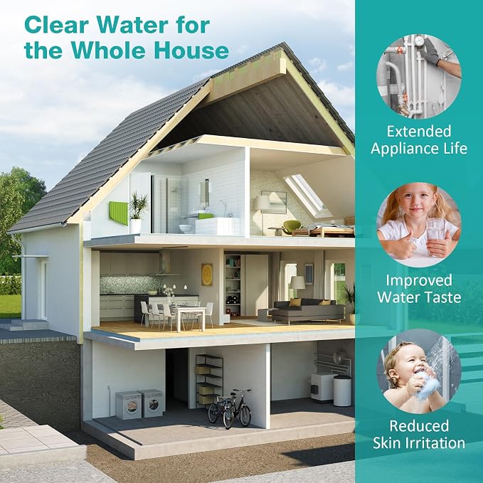 SimPure 5 Micron 10" x 4.5" Sediment and Carbon Whole House Water Filters - Image 8