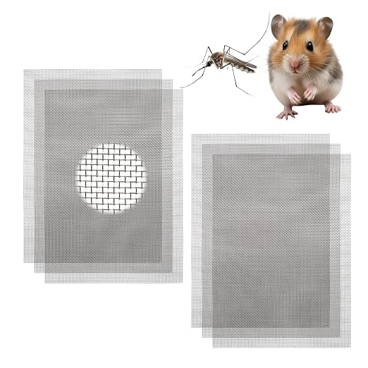 6 Pack 8.27 x 5.9 Inch Stainless Steel Wire Mesh Screen, 20 Mesh Woven Metal by Unknown
