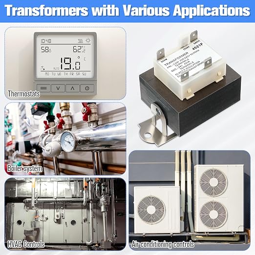 240V to 24V Transformer Secondary 24V, 0130M00138S 40VA Transformer Compatible - Image 6