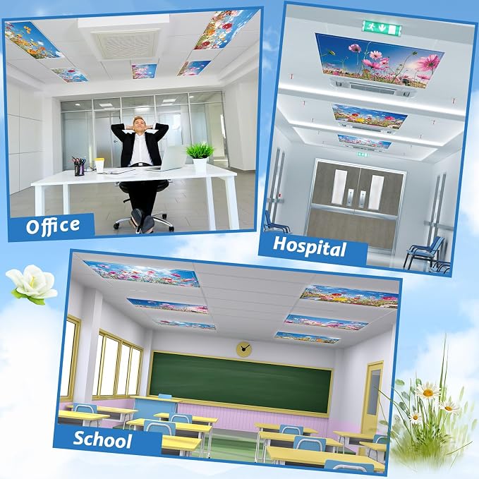 6 Pcs Fluorescent Light Covers - Image 5