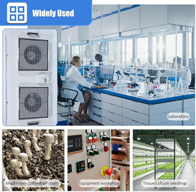 HEPA H14-Filter Laminar Flow Hood Updated FanFilter Unit（Include HEPA - Image 9