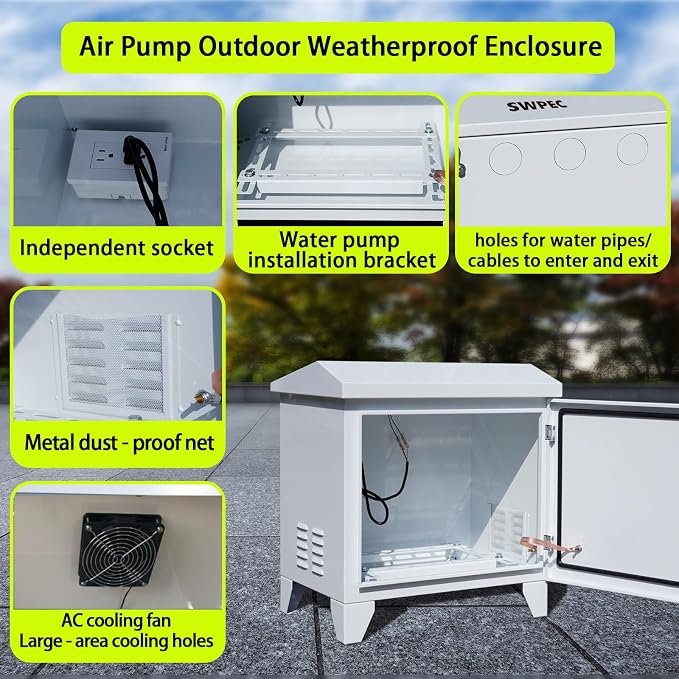 Pond, Water Garden Weatherproof Outdoor Cabinet Enclosure - Image 4