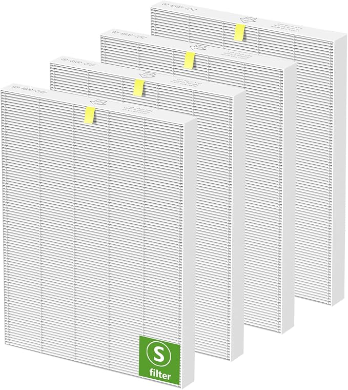 4 Pack C545 Replacement HEPA Filter Compatible by ZYZCBXZC