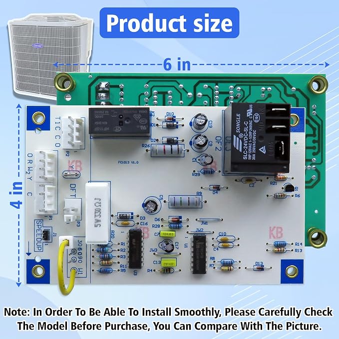 Upgraded HK32EA001 HK32EA007 Defrost Timer Control Board, - Image 2